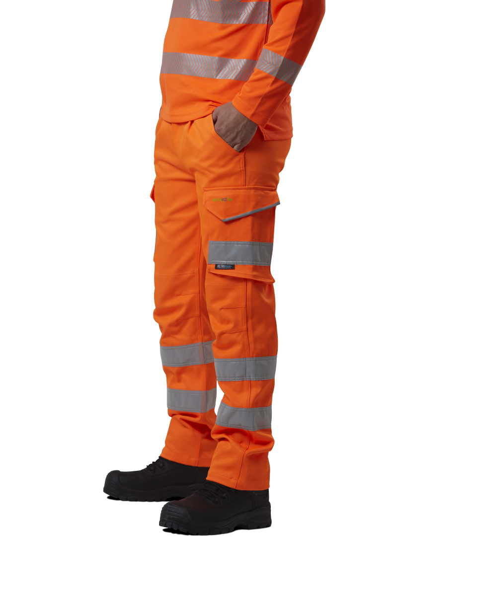 ISO 20471 Class 1 EcoViz® PCX Stretch Cargo Trouser Yellow